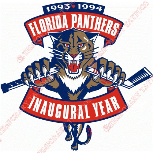 Florida Panthers Customize Temporary Tattoos Stickers NO.167